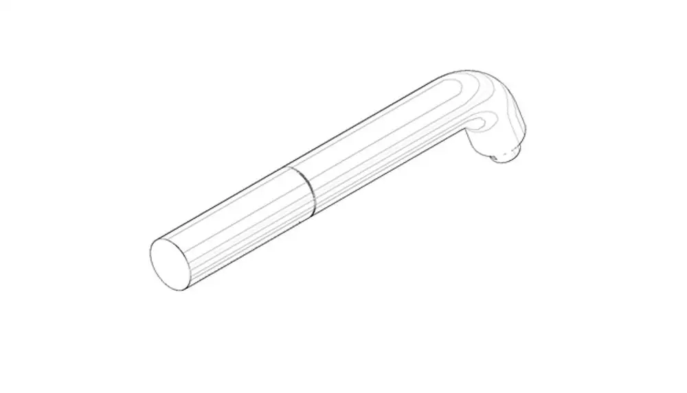 DORNBRACHT Auslauf ERSATZTEILE 90282226100 26 x 63 x 224 mm Platin gebürstet, 90282226100-06 Galeriebild 1